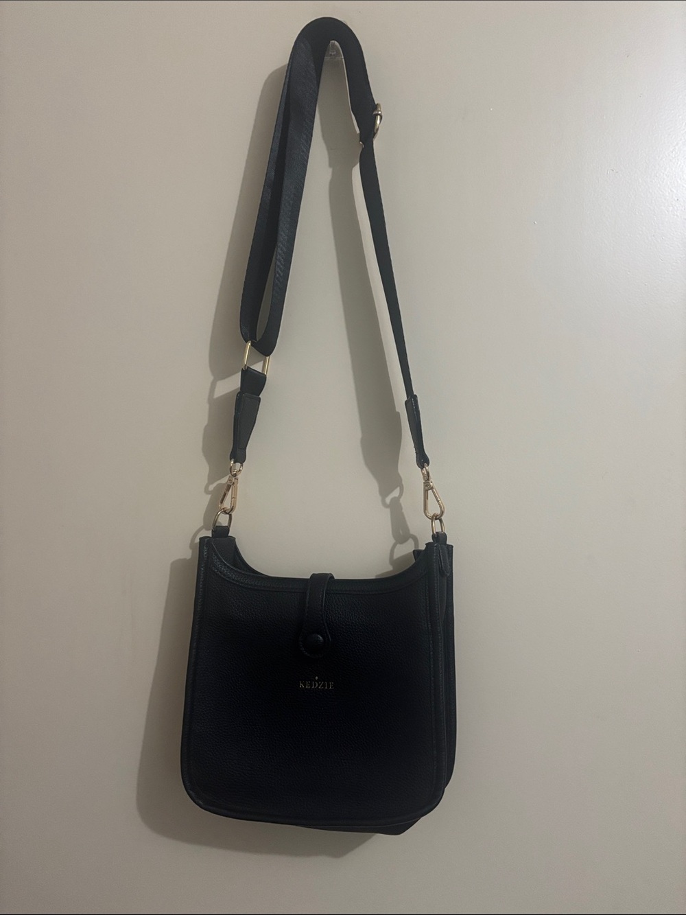 Kedzie Black Crossbody Bag